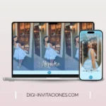 Digi-Invitaciónes.com Catálogo de invitaciones digitales para 15 años, quinceañera invitation, whatsapp envio, gratis monograma, para editar (1)